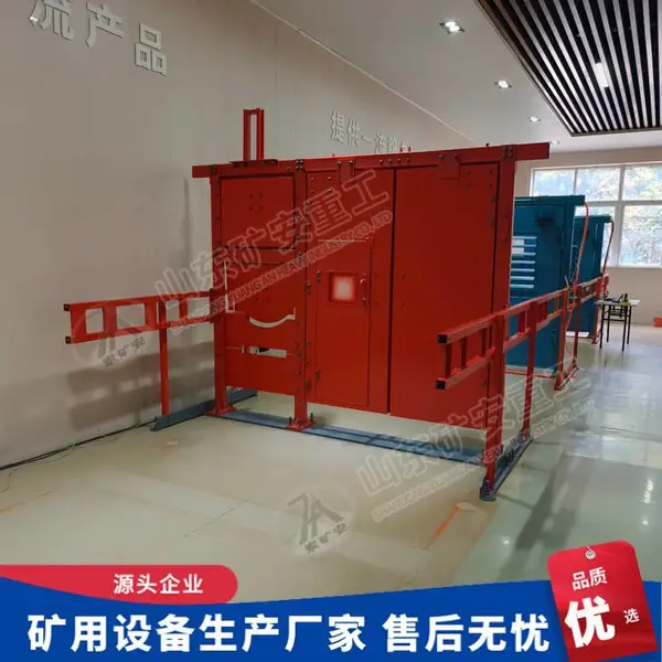 煤矿井下自动防火门ZMK127F智能化控制声光报警对接上位机平台