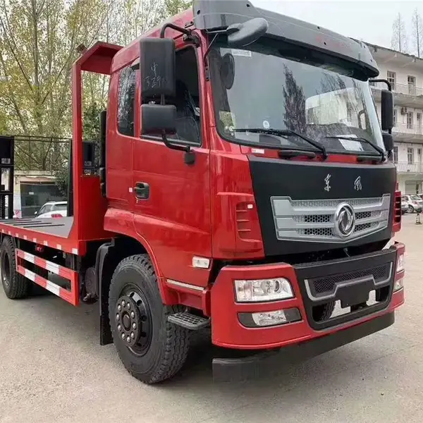 平板车 东风135挖机板车 6.8米平板运输车