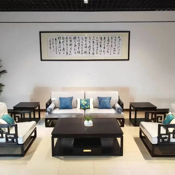 中式实木沙发黑酸枝红木家具客厅全套冬夏两用大户型老式红木沙发