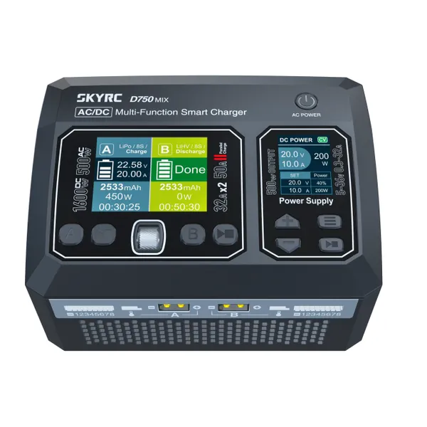 天空创新 SKYRC D750 MIX航模充电器 1S-8S锂电池充电器 平衡充电器 电源