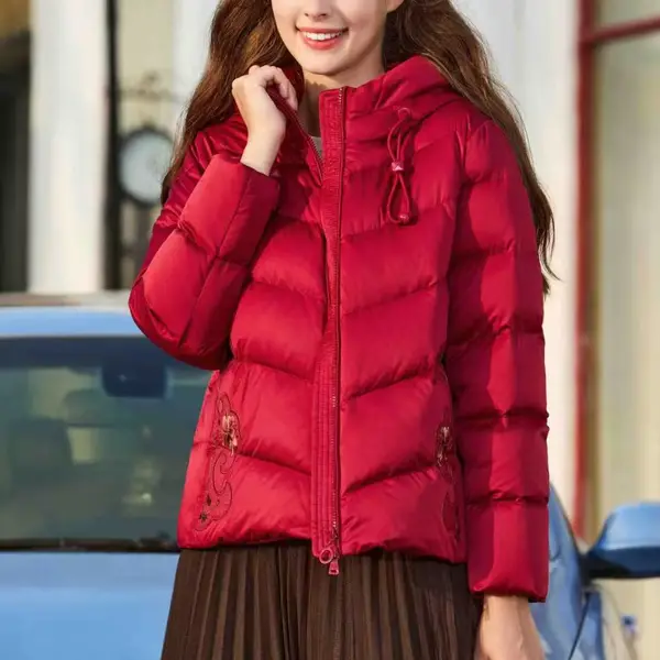 宝莱国际专柜撤柜羽绒服 90白鸭绒 女装库存尾货批发货源