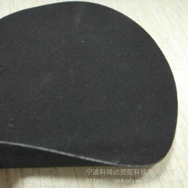 1.2mm厚度黑色雾面hypalon箱包面料