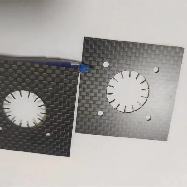 北京耐高温碳纤维板切割DIY碳纤维打孔航模配件钻孔刻槽加工