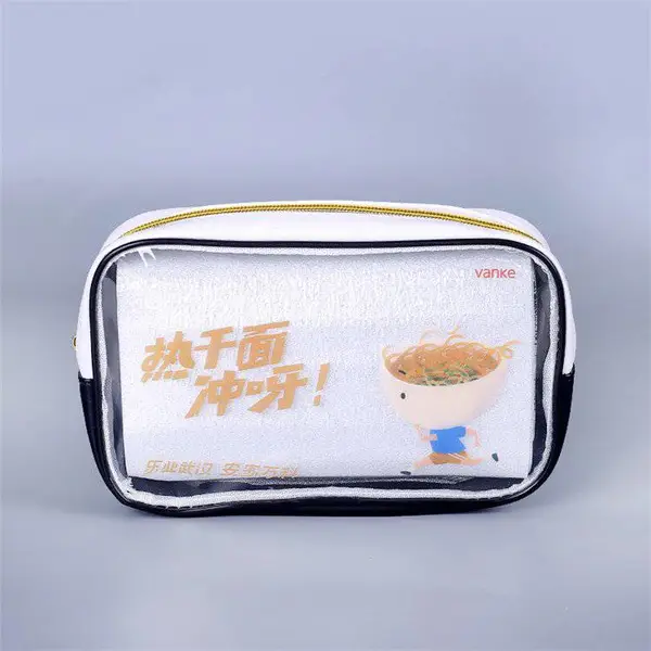 新款韩版简约方形大容量笔袋 纯色学生铅笔盒 多功能文具盒