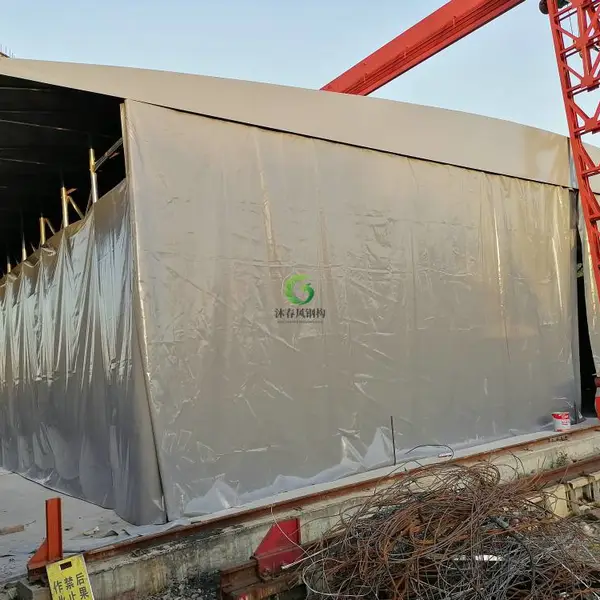 达州市大型仓库雨棚物流仓库雨篷存放物料折叠仓库帐篷