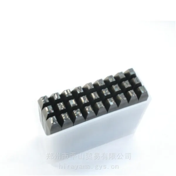 供应TRUSCO英文刻印组合SKA-50 钢字模正文字5mm-10*70