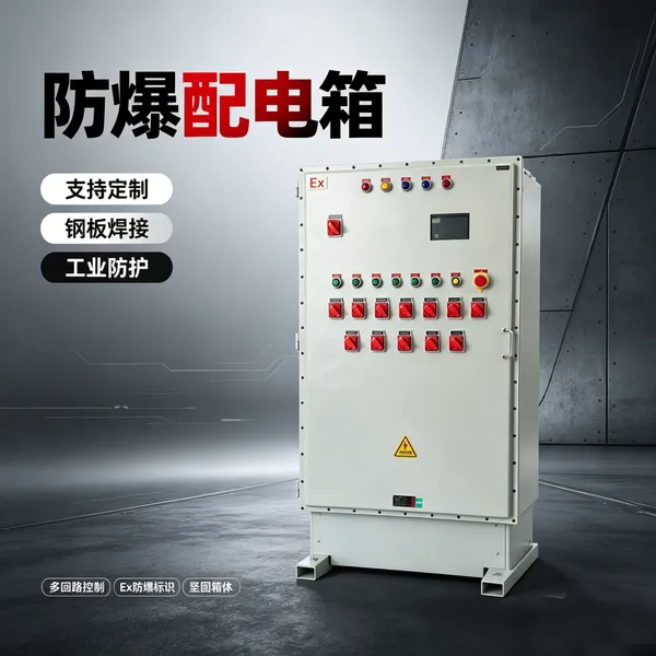 防爆开关配电箱 壁挂式带可视窗口化工车间回路控制箱体