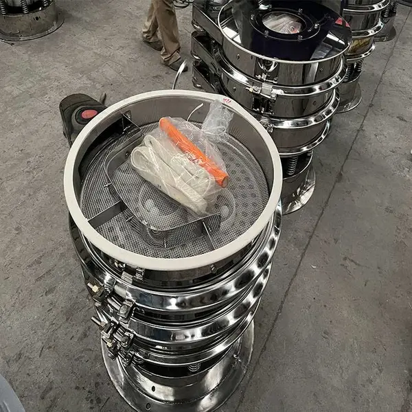 除杂分级机陶粒砂旋振筛滑石粉筛分机颗粒分级除杂圆形振动筛