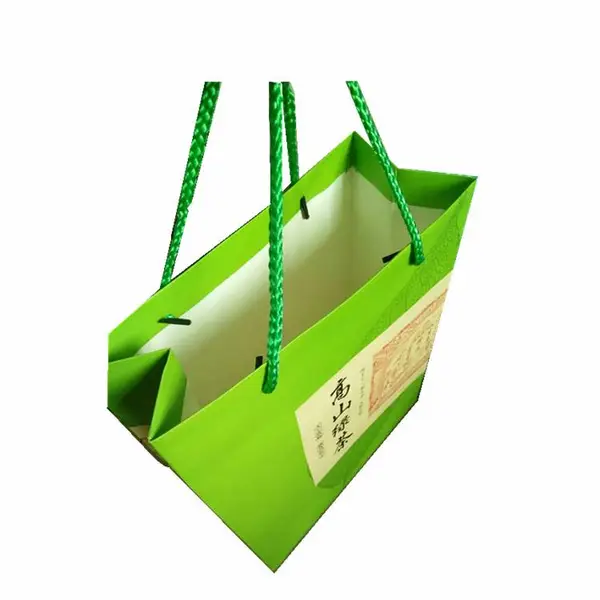 供应250G铜版纸手提袋 茶叶纸袋 包装盒印刷牛皮纸