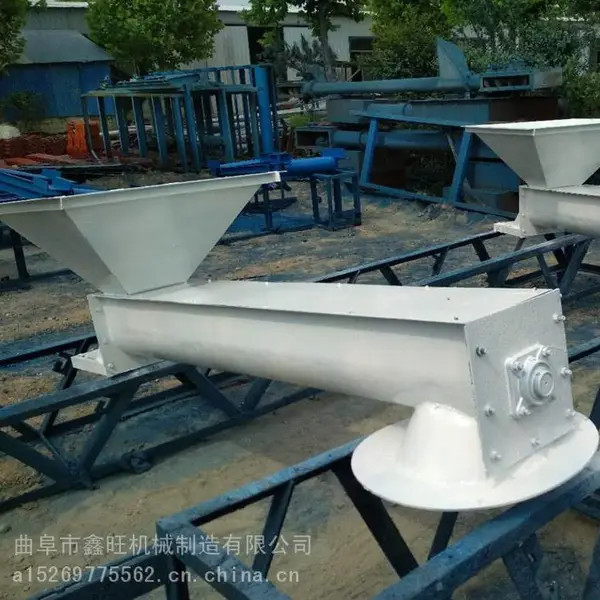 垃圾无轴U型螺旋输送机 碳钢材质 粉料绞龙运输机