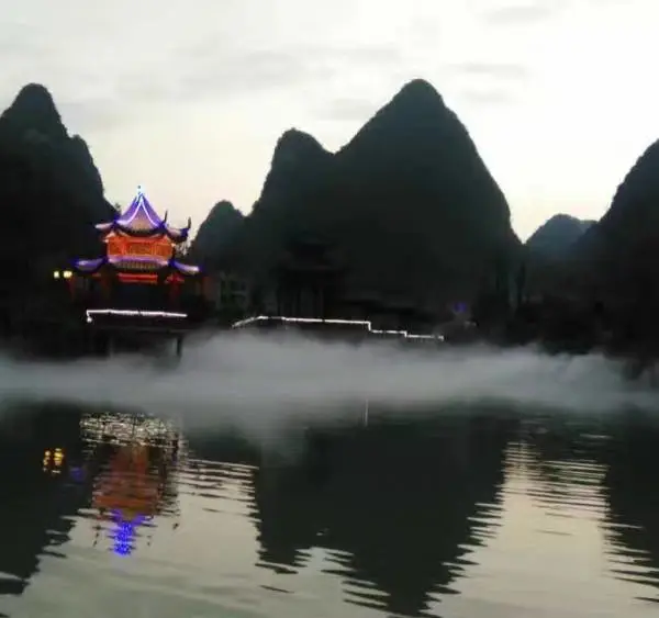 水雾仙镜特效 人造雾系统 喷雾造景设备 景区园林景观加湿