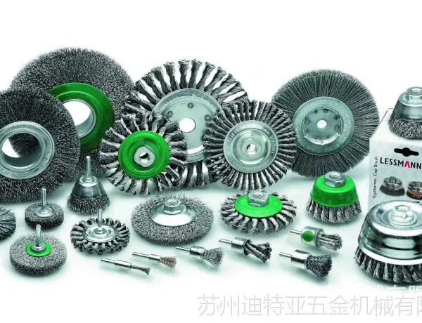 代理德国LESSMANN多结钢丝刷 轮刷 平型钢丝刷 高品质高效率