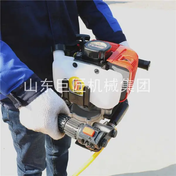 进口三菱汽油机bxz-1型单人背包钻机便携式岩心勘探钻机操作简便浅孔钻机