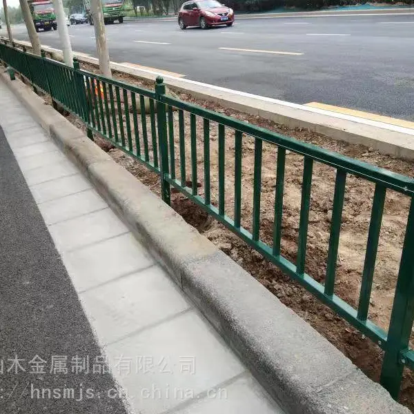 河南山木厂家直销市政绿化花园隔离护栏(带弯)支持定制