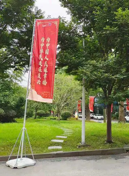 出租5米注水旗杆 7米注水道旗刀旗 3米旗杆租赁