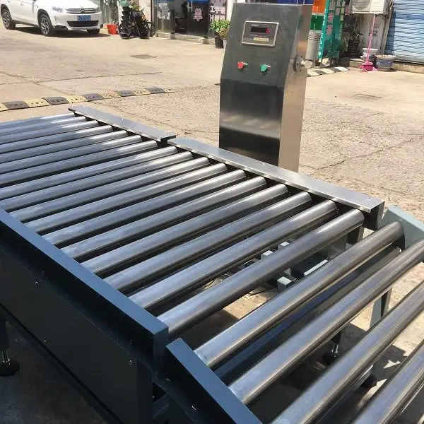 滚筒秤500kg大量程箱装产品产线不锈钢滚筒电子秤 动力无动力滚筒秤