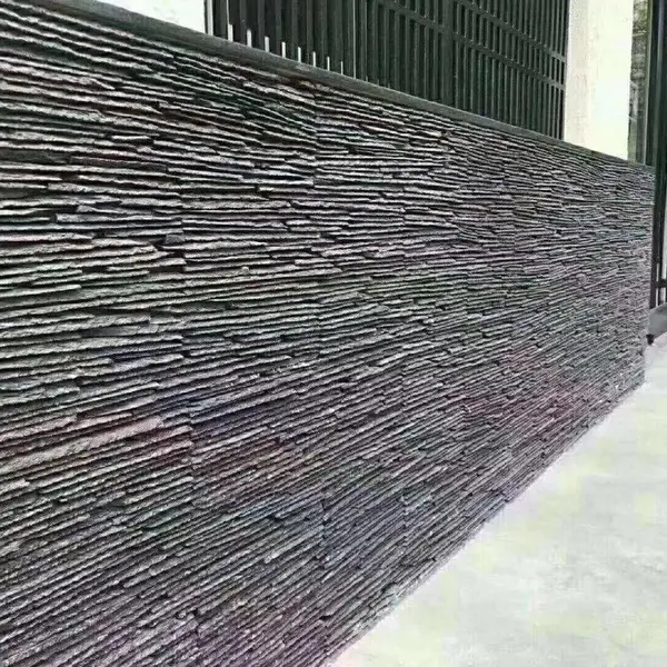景观墙墙面 毛石贴面 石屹流水石叠石滴水石美观