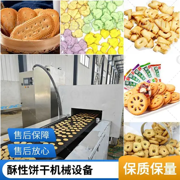 全套零食饼干成型生产线设备香草饼干机械设备 节能型 食品机械