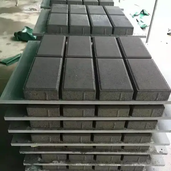 甘肃 液压制砖机 免烧地砖机 现场试机