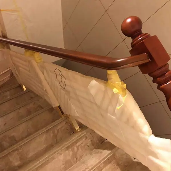 西丰 套间中式装修设计楼梯栏杆 防金铝艺护栏扶手YD-564