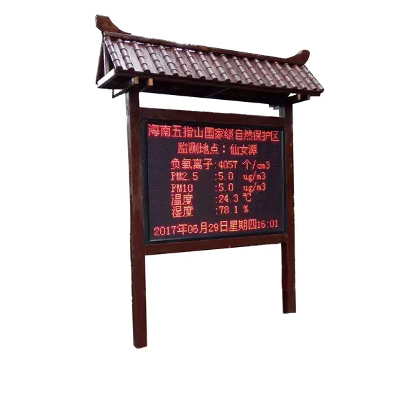 长洁CJHJ-FY智慧景区负氧离子环境质量在线监测系统设备