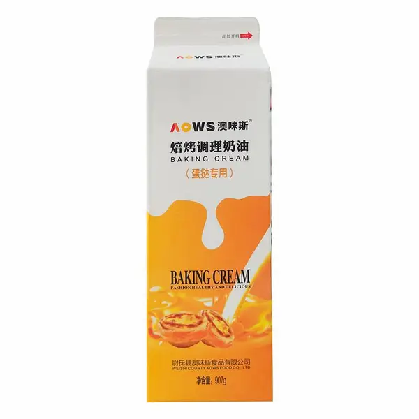 澳味斯 烘焙调和奶油 蛋挞液 907g/瓶 焙烤调理奶油 烘焙用