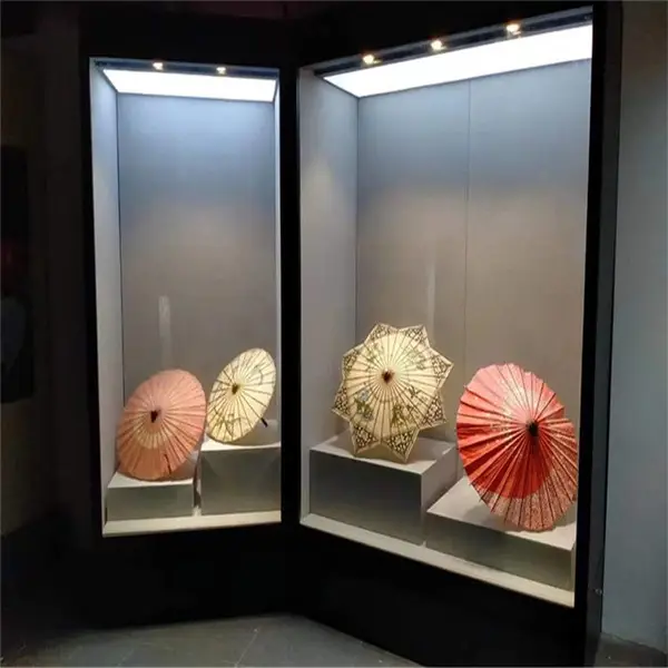 古代文物收藏馆智能展柜订制 全自动博物馆入墙柜定做