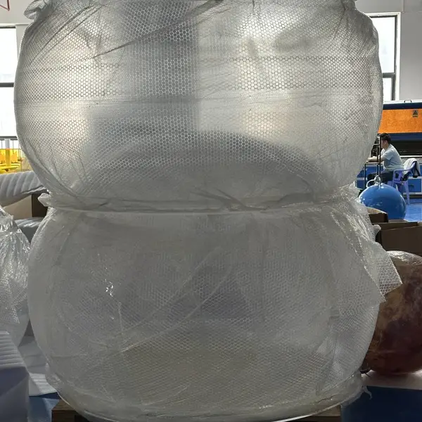 亚克力透明半球炫彩镜面炫彩有机玻璃球炫彩3D模型雪人设计造型球圆球