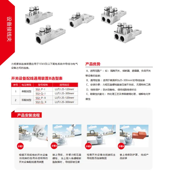 设备接线夹 SGJ- P- I、SGJ-Q- I