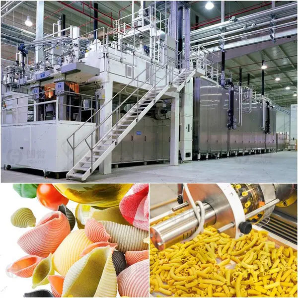 日产15吨大产量通心粉生产线 意大利面成套设备 适用于大型食品厂