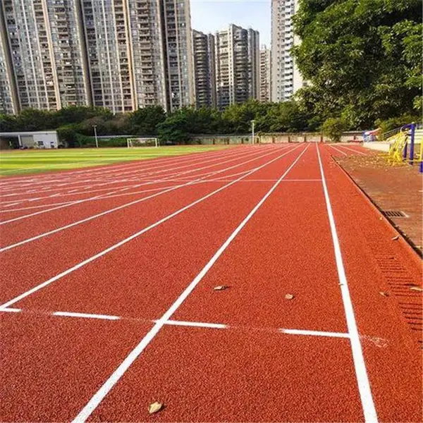 邢台 塑胶跑道材料 8mm厚改性聚氨酯塑胶地面