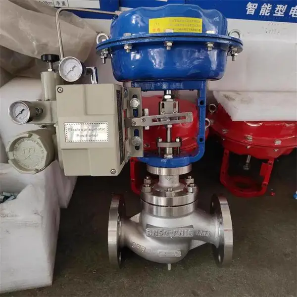 ZJHP -40C DN80 可远程控制气动自动调节禁油脱脂氧气减压阀组