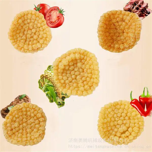 食品加工入行小米锅巴加工机械 休闲小吃苦荞片生产设备