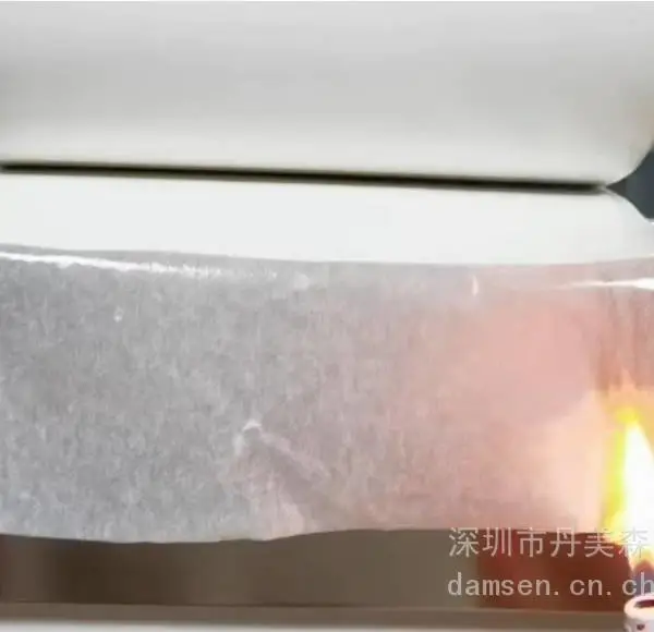 V0等级100um阻燃棉纸双面胶粘带，耐温-40到100度