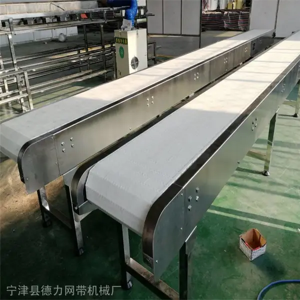 德力厂家供应不锈钢食品皮带输送机 食品冷却传送机 工业流水线