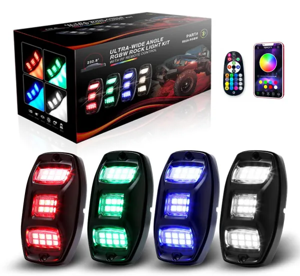 LED RGBW底盘灯岩石灯甲板灯氛围灯