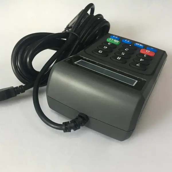 RS232串口可编程工业小键盘 PINPAD 数控数字输入器带液晶屏