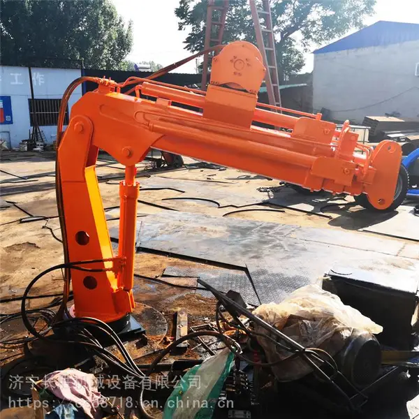 可移动式高空作业机械折臂随车吊参数起重机图片