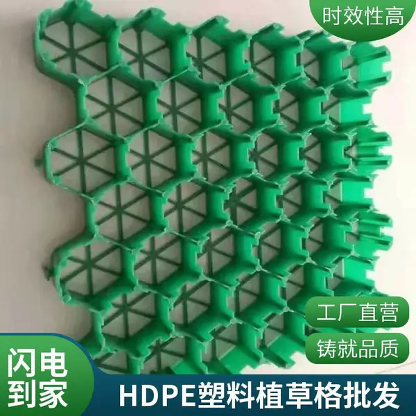 加强型塑料植草格 园林绿化用停车位消防通道护坡绿色植草板