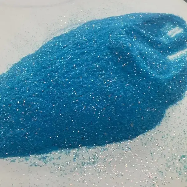 低价处理金葱粉 PET蓝色闪粉闪光片 印刷玩具工艺品发光金葱粉粉末