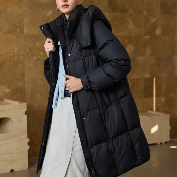 澜卡NAKOO冬季大版货源羽绒服品牌折扣女装 尾货批发供应链