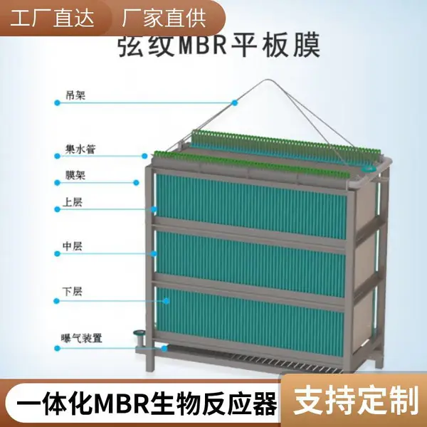 进口陶瓷滤膜平板MBR膜 农村生活污水处理平板膜水 海森滤膜品牌