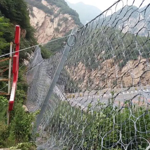 RXI-025被动防护网 R5/3/300型防治地质灾害环形边坡拦石网