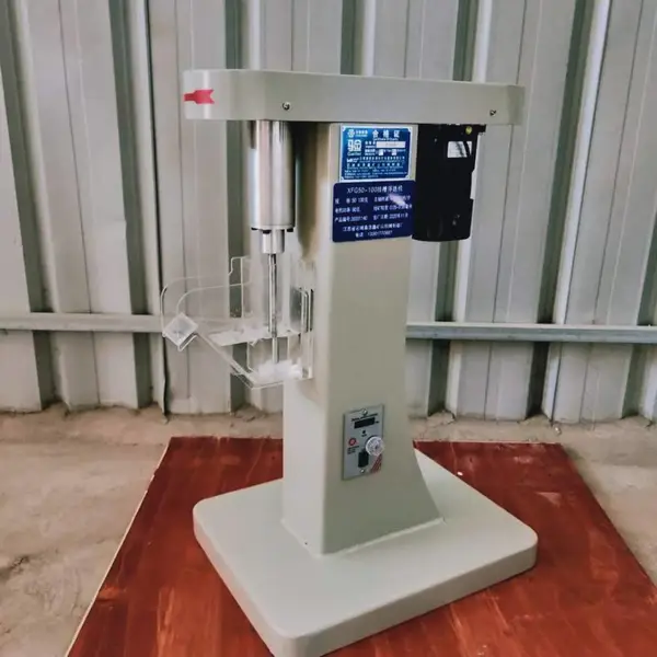 0.5L-3L变频式挂槽浮选机 金属矿用有机玻璃槽体 煤炭药剂选矿浮选机