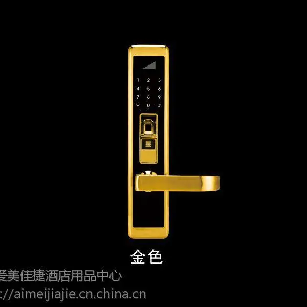 不锈钢指纹密码锁防盗锁体半导体活体指纹采集技术灵活耐用待机长