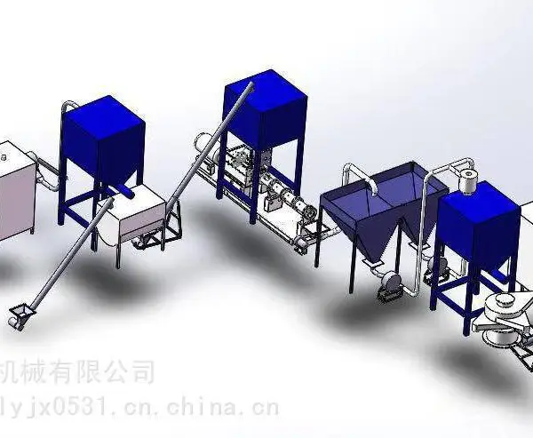 LY75/95/120型型煤粘合剂生产线,无纺布用预糊化淀粉生产线