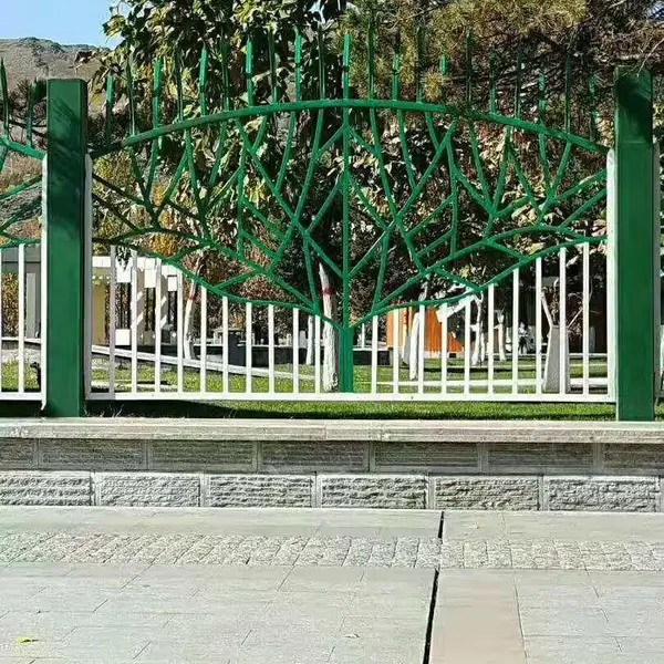 楚雄锌钢护栏红河铁艺围栏文山铁艺大门普洱铝艺大门西双版纳