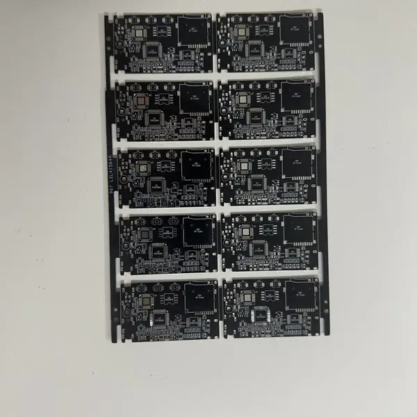 1.6四层板铜厚2.0oz无铅喷锡沉铜红油白字带金手指工艺，PCB空板生产定制厂家直销