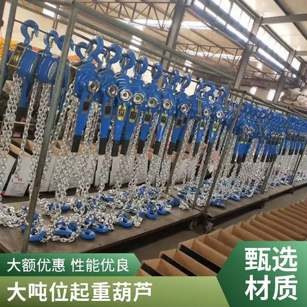 HSQ-2T 中型防爆手拉葫芦双棘爪自锁刹车 井下顺槽小件转运起重器械支持定制