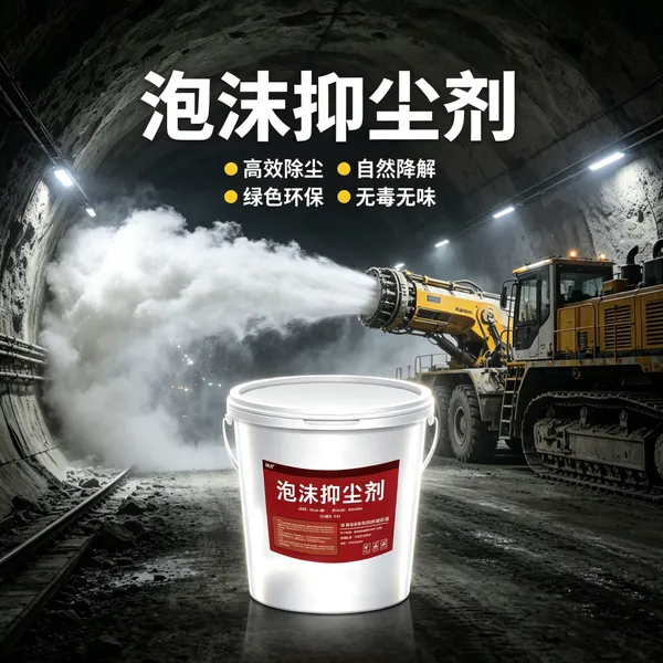 奥钧环保 泡沫抑尘剂 超微泡沫覆盖 99.9% 采煤掘进